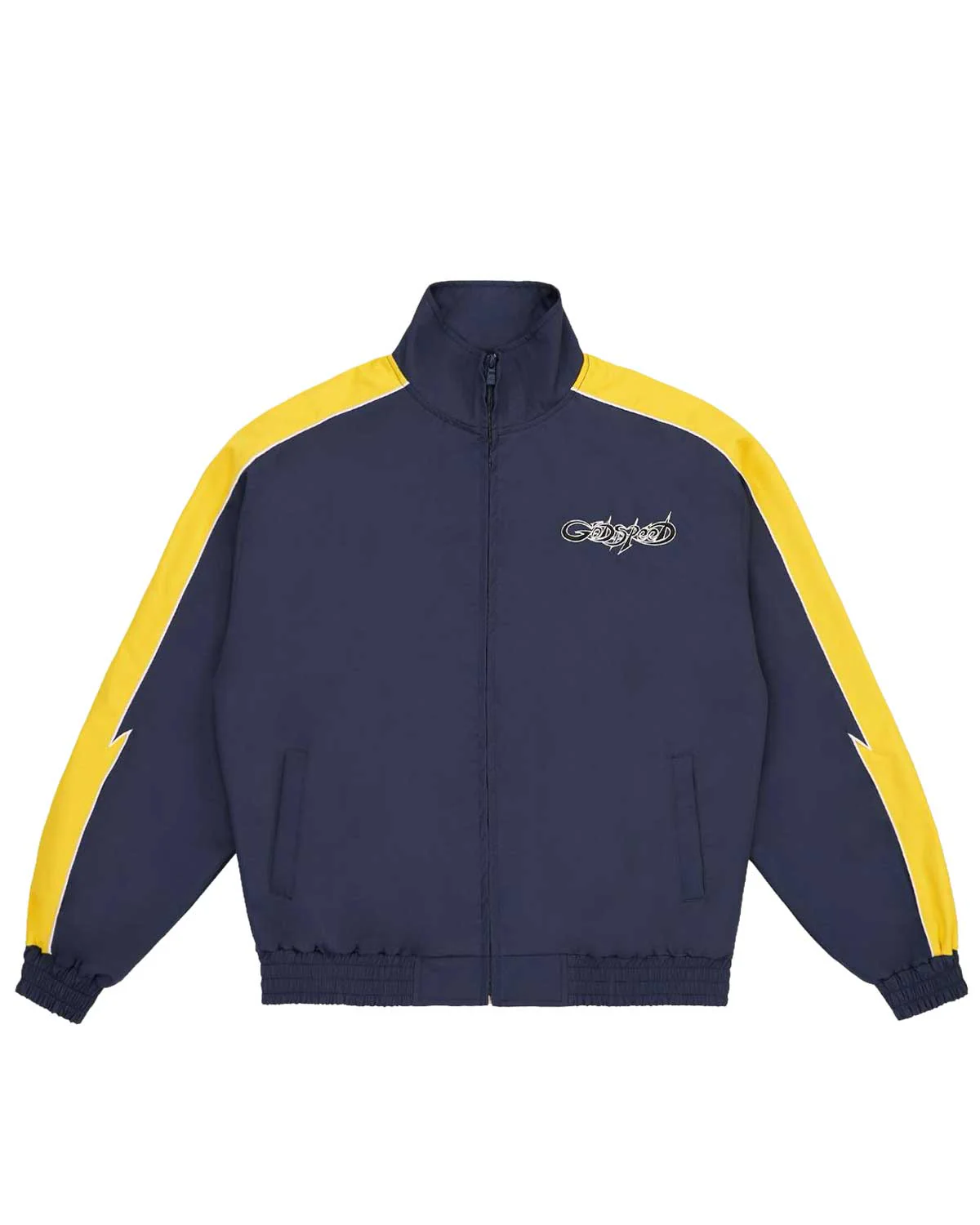 Godspeed GT Tracksuit Navy/Yellow - Image 3