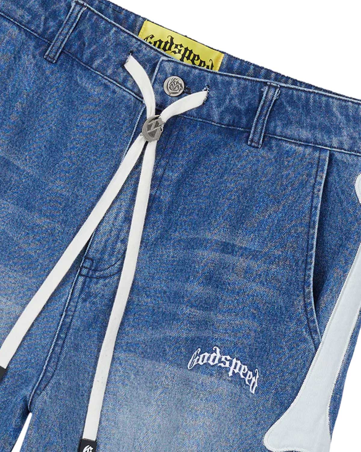 Godspeed Femur Denim Shorts Blue - Image 3