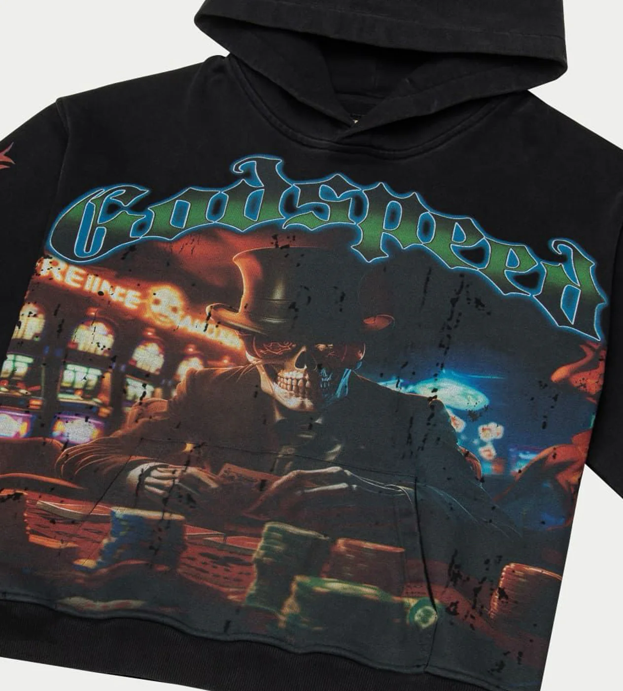 Godspeed L.A.G Hoodie Washed Black - Image 3