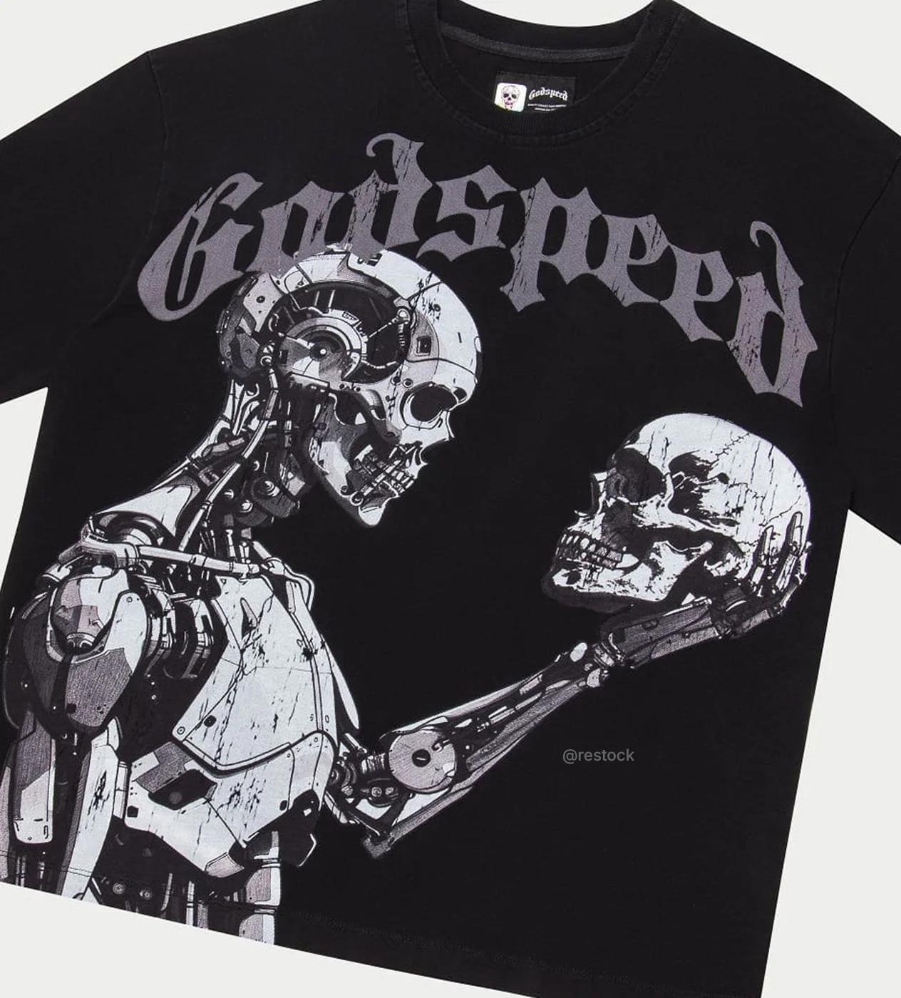 Godspeed Mankind vs AI Tee Black/Grey - Image 3