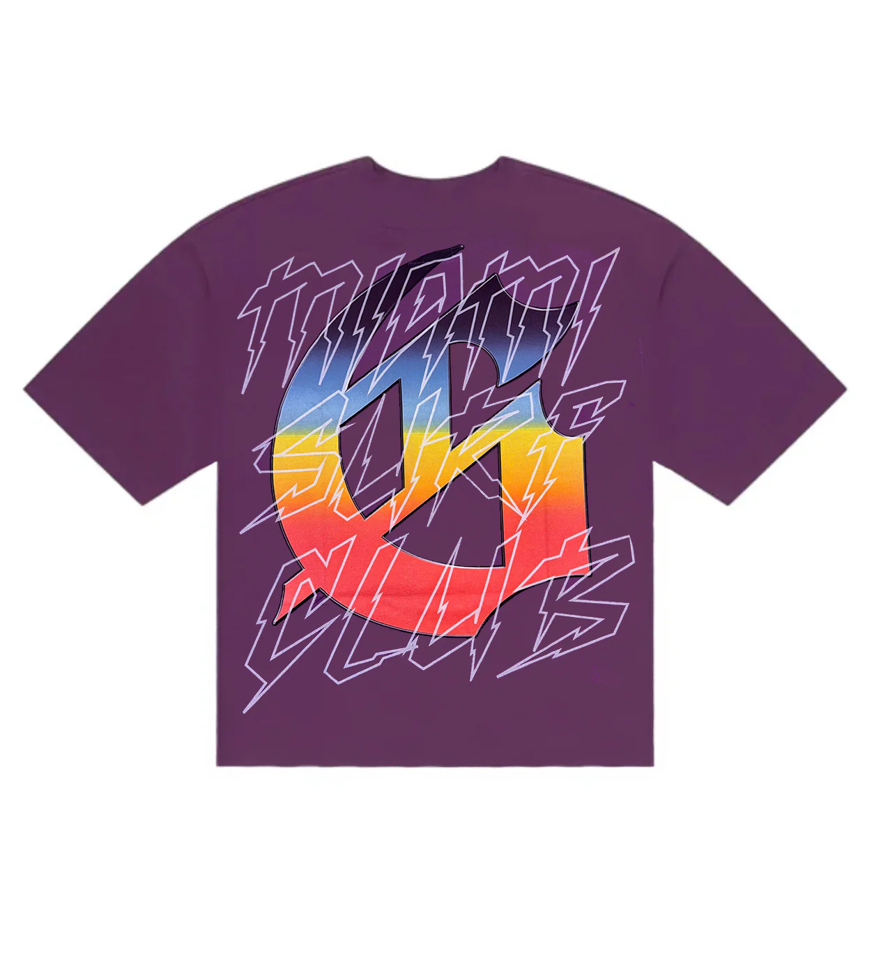 Godspeed Miami Surf Club Tee Purple - Image 2