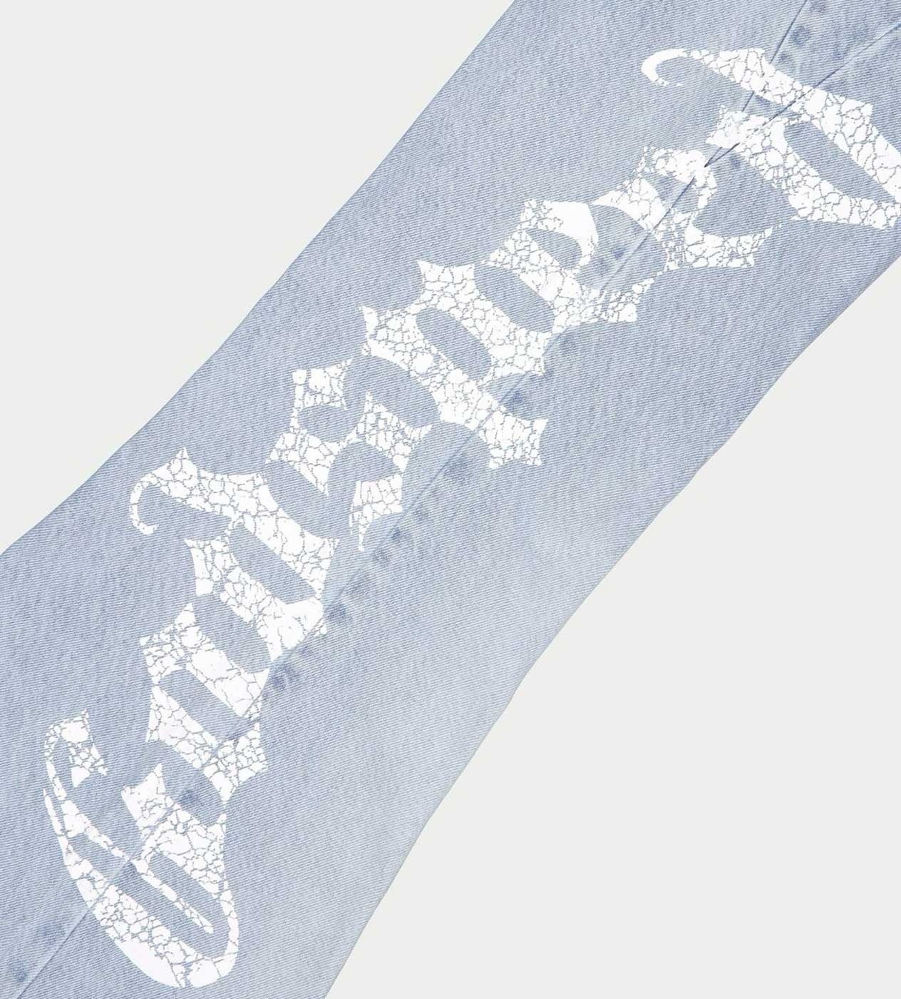 Godspeed OG Logo Flared Denim Printed Blue - Image 3