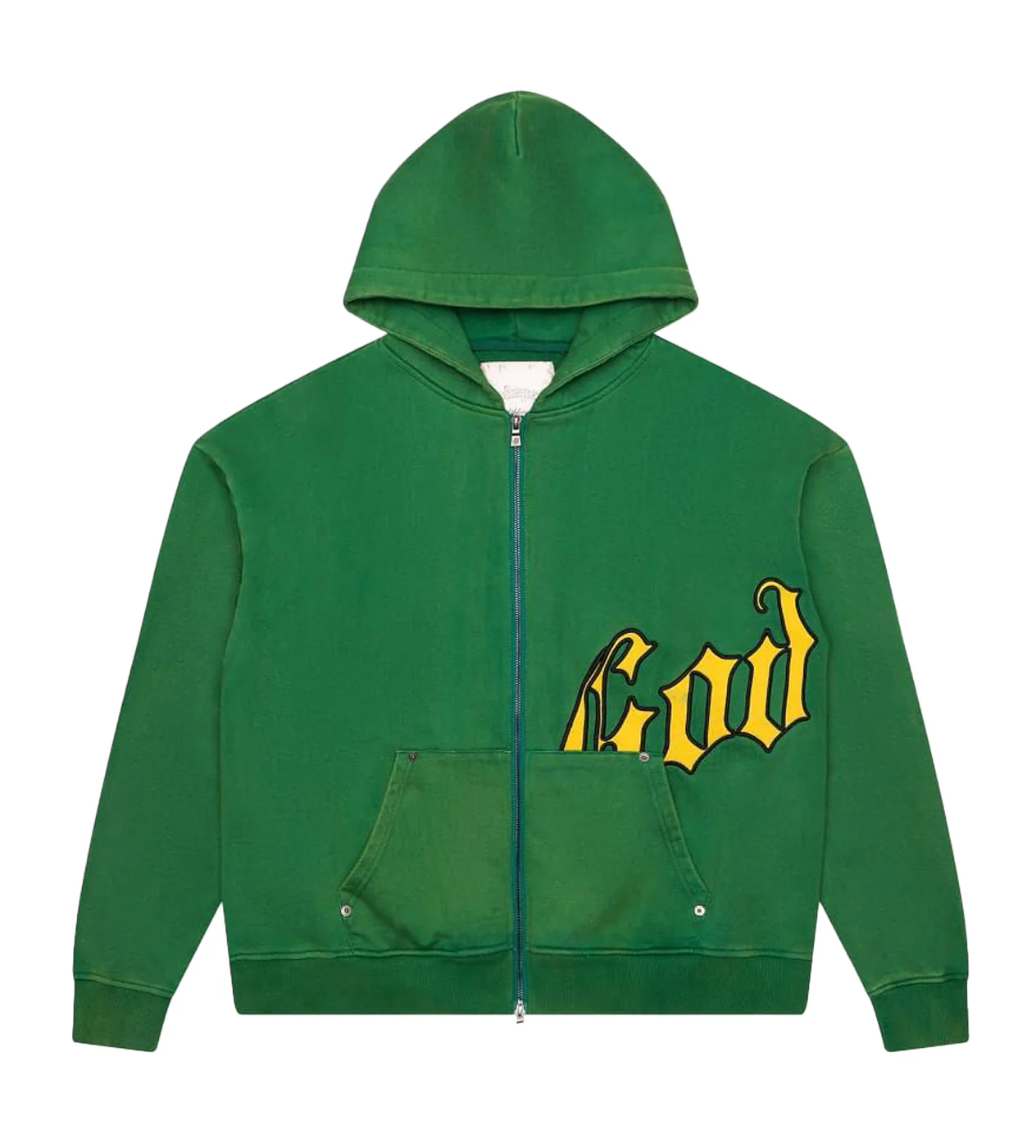 Godspeed OG Logo Sweatsuit V2 Green/Yellow - Image 2