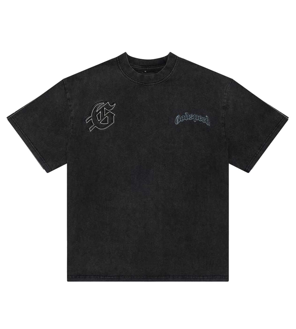 Godspeed Cowboy Horses Tee Washed Black - Image 2