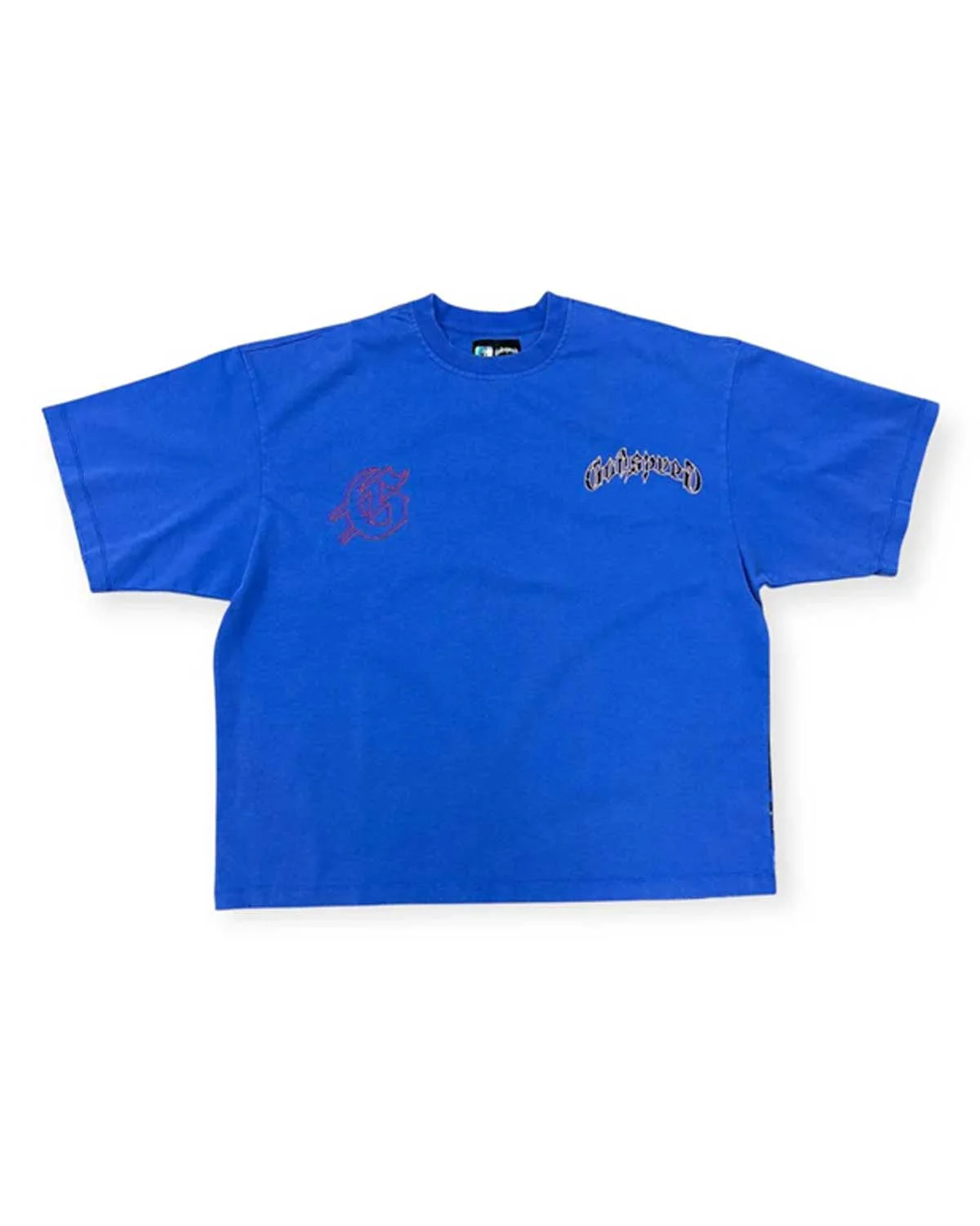 Godspeed Run Club Tee Blue - Image 2