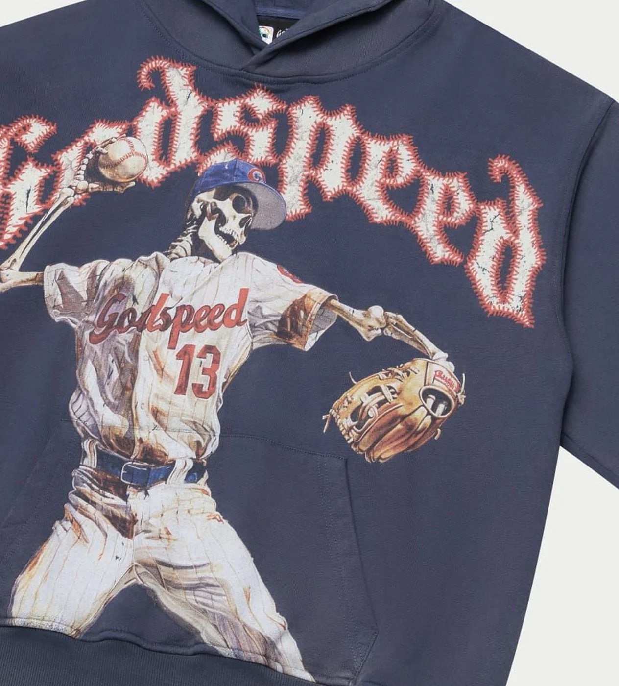 Godspeed Strike Hoodie Washed Navy - Image 3
