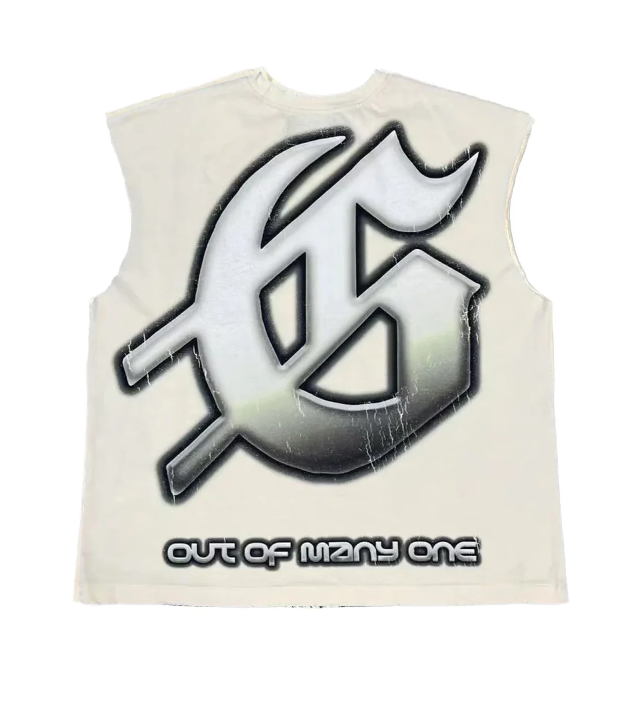 Godspeed Sunken Liberty 2 Sleeveless Tee Bone - Image 2