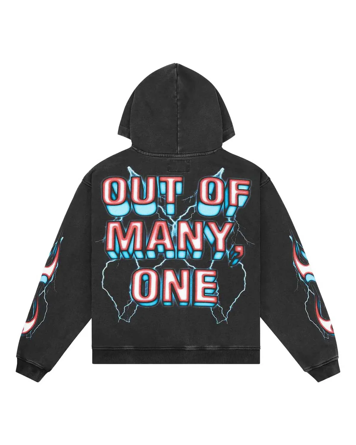 Godspeed Supreme Reign Hoodie Black Wash - Image 2