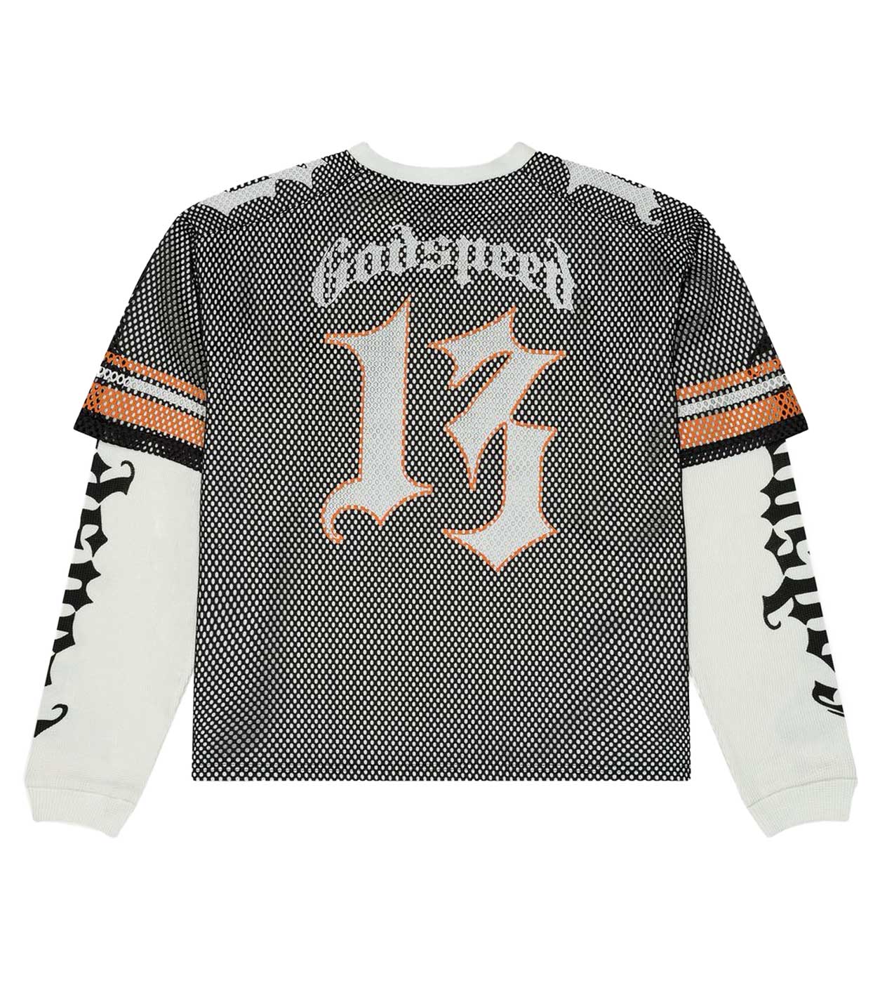 Godspeed TD Layered Jersey Black/White/Orange - Image 2