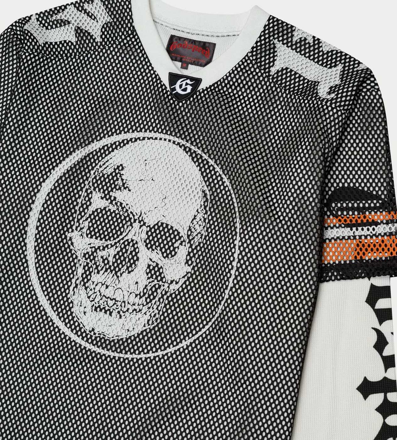 Godspeed TD Layered Jersey Black/White/Orange - Image 3