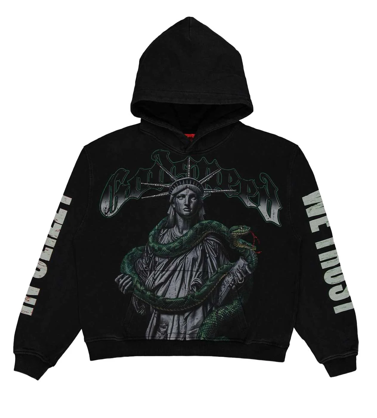 Godspeed Top 5 Slizzy VVS Hoodie Black Wash