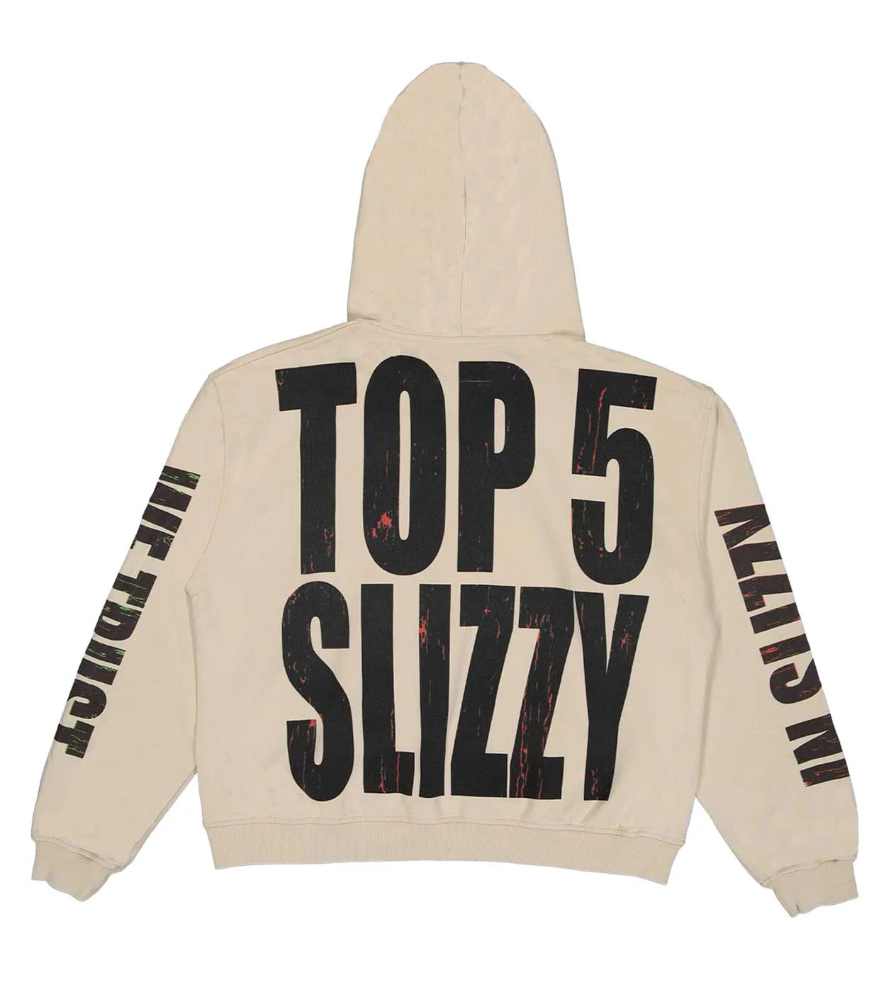 Godspeed Top 5 Slizzy VVS Hoodie Bone - Image 2