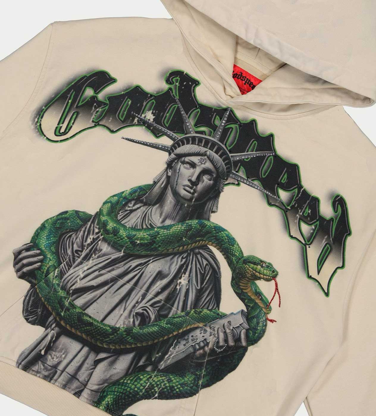 Godspeed Top 5 Slizzy VVS Hoodie Bone - Image 3