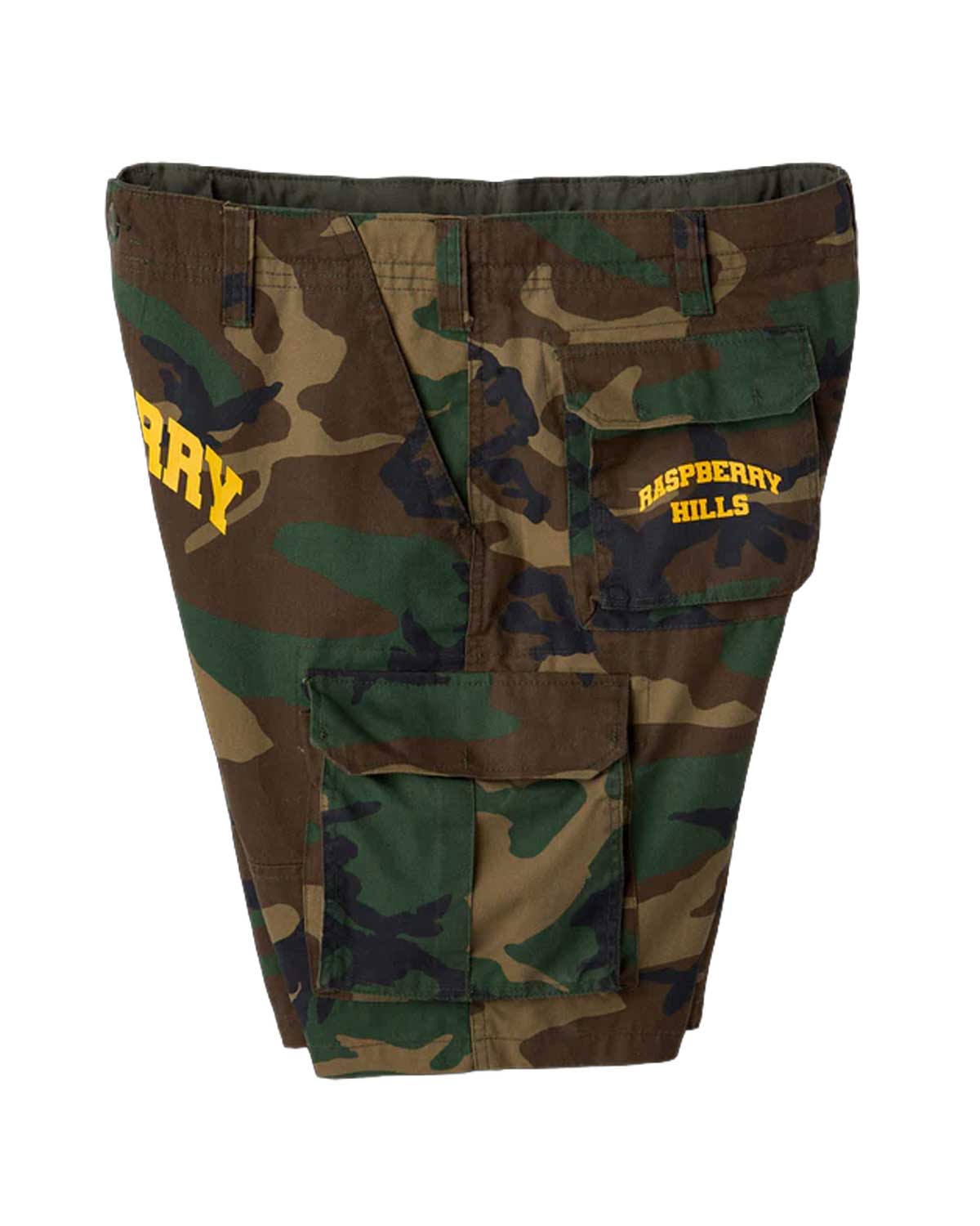 GV Gallery Camo Cargo Shorts Green - Image 3