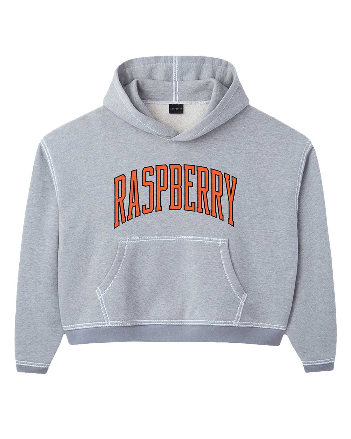 GV Gallery SF Crop Hoodie Grey - Image 2