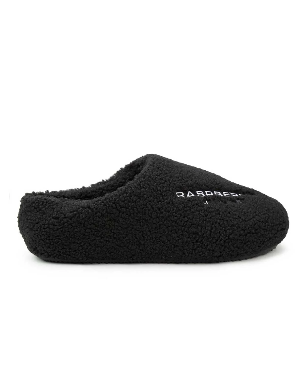 GV Gallery Stacy from the Wood Fuzzy Mules Black