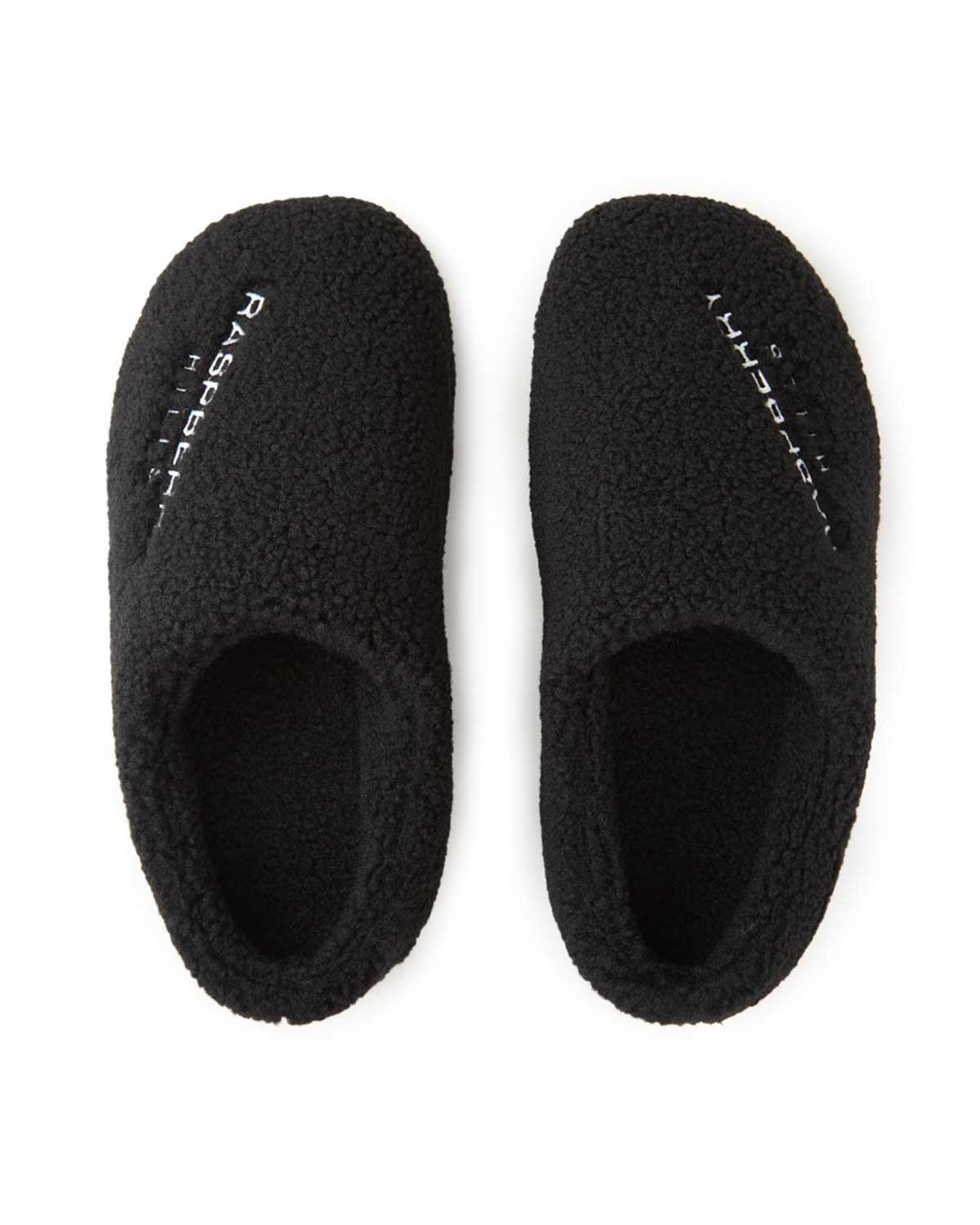 GV Gallery Stacy from the Wood Fuzzy Mules Black - Image 3