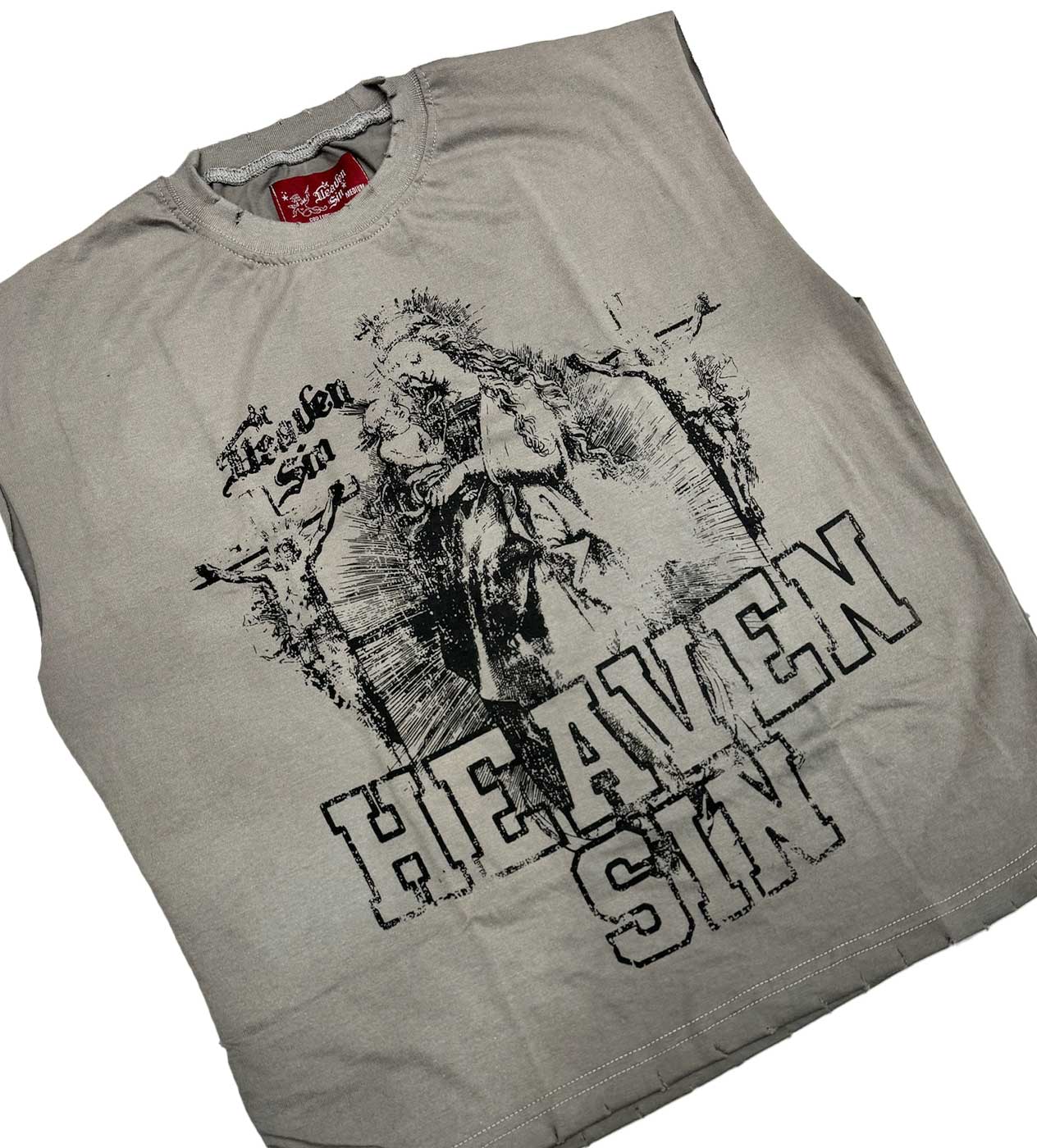 Heaven Sin Repent Cut Off Grey - Image 3
