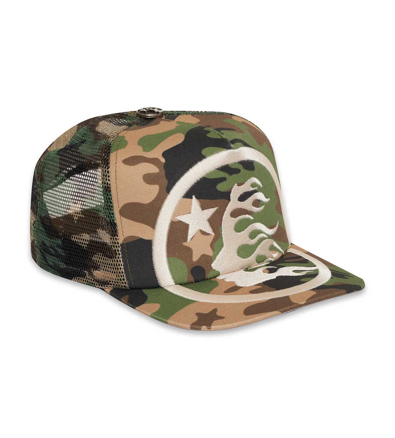 Hellstar Big Logo Trucker Hat Camo (Snapback) - Image 3