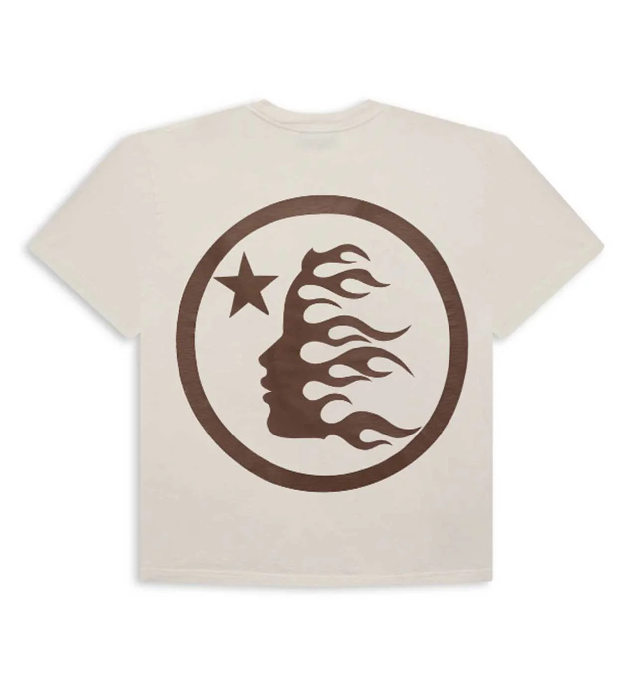 Hellstar Classic Regular Print Tee Cream/Brown - Image 2
