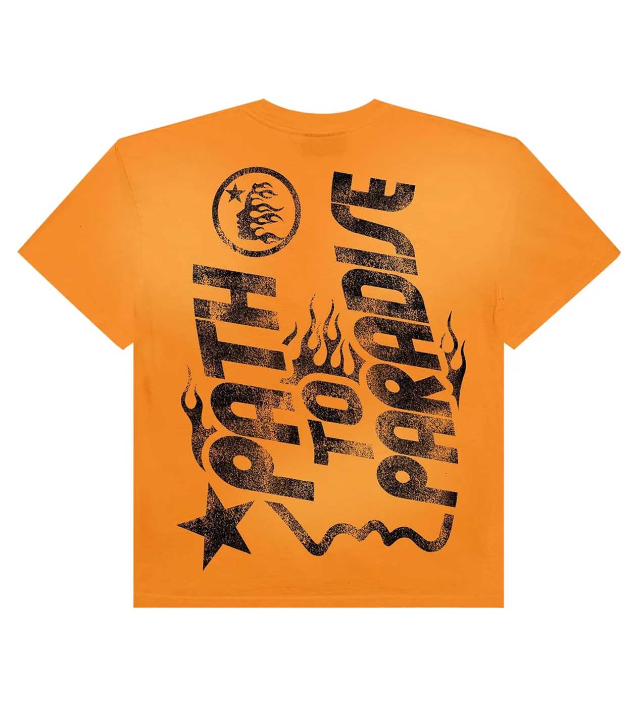 Hellstar Jesus Tee Orange - Image 2