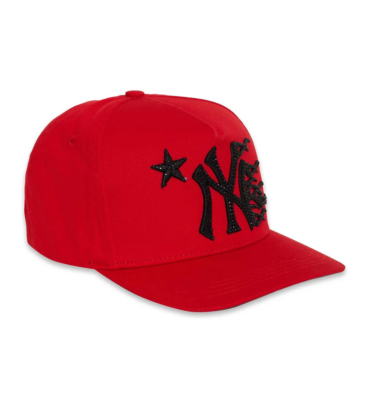 Hellstar NY Rhinestone Snapback Red - Image 2
