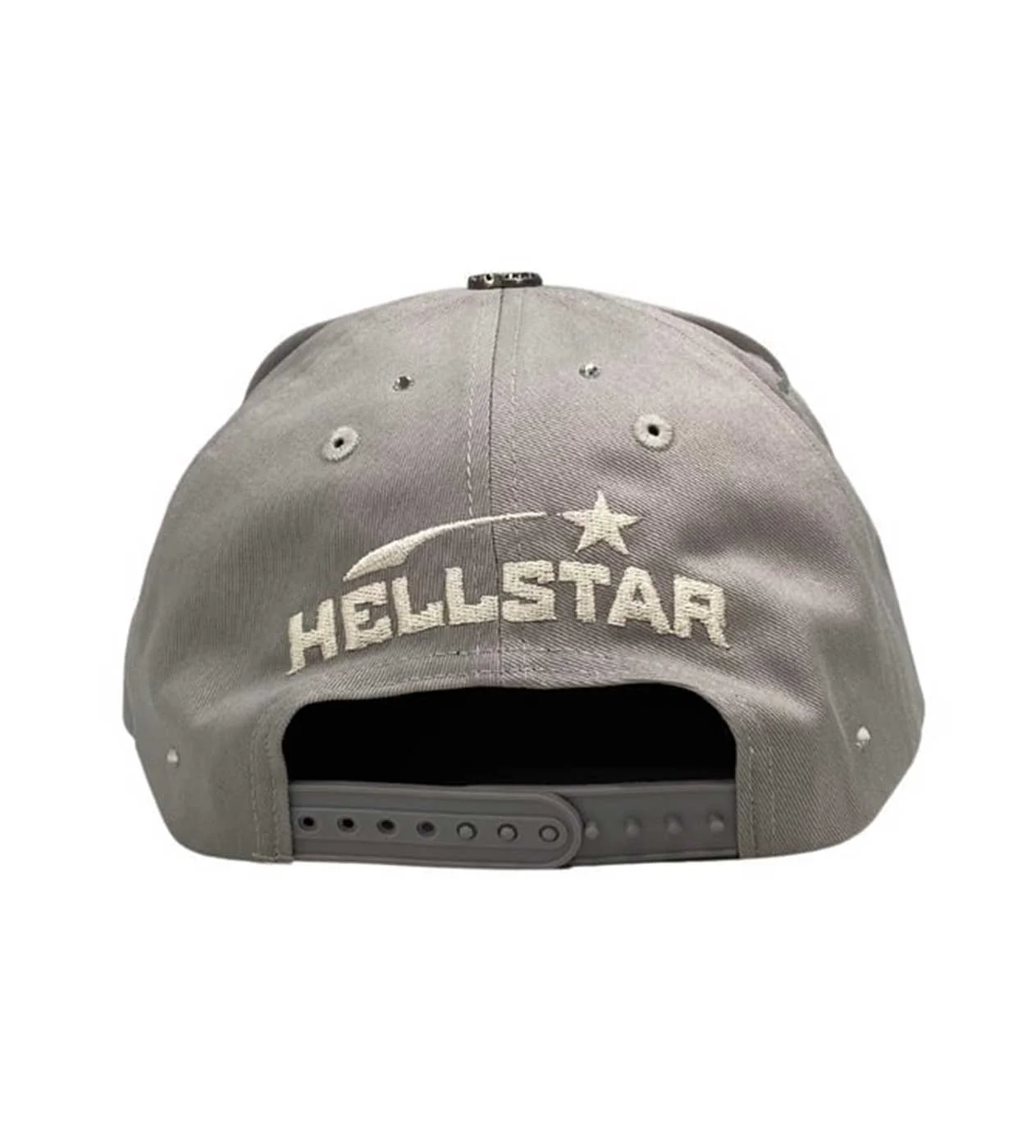 Hellstar OG Grey Rhinestone Snapback - Image 2