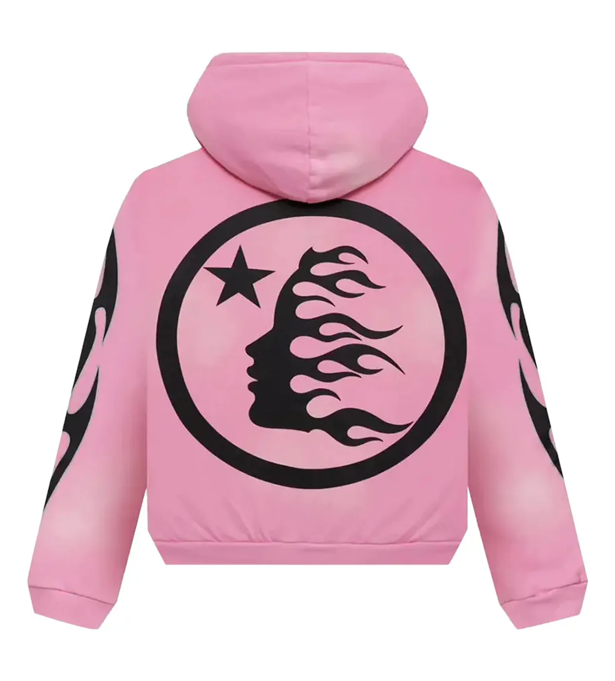 Hellstar Sports Flame Zip Up Pink - Image 2
