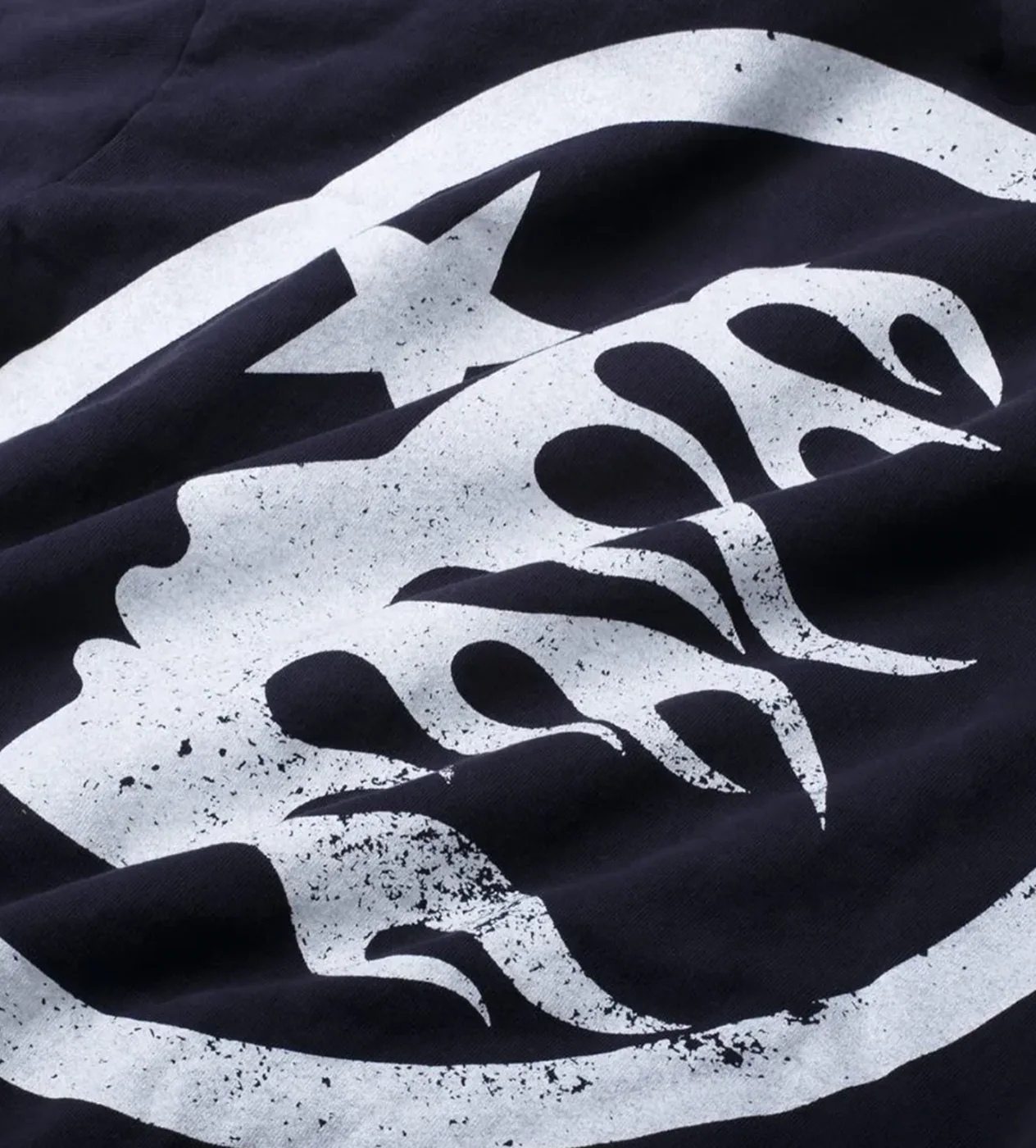 Hellstar Studios Basic Logo Hoodie Faded Black - Image 3