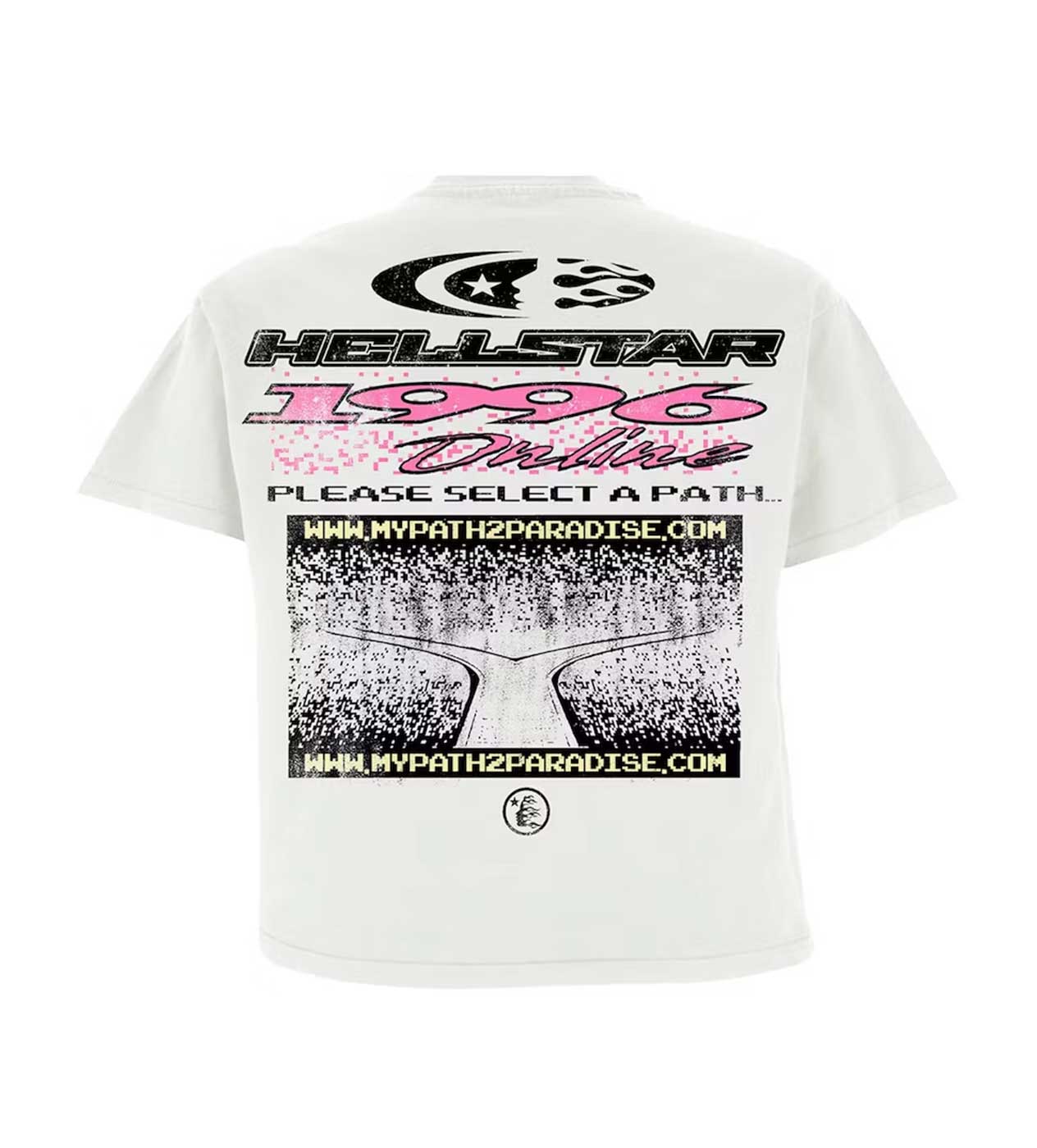 Hellstar Studios Pixel Tee White - Image 2