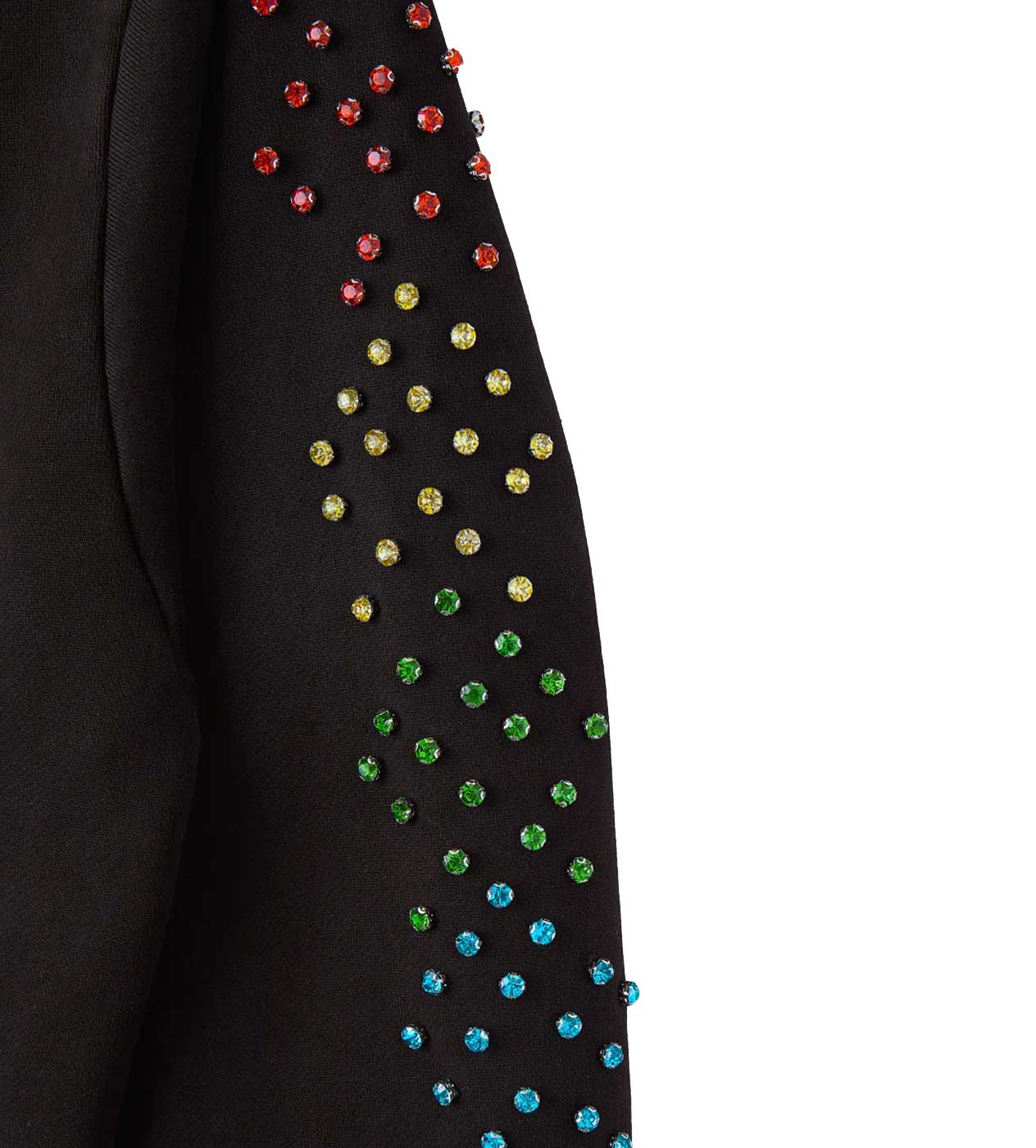 HMDD Crystal Zip Up Hoodie Black - Image 3