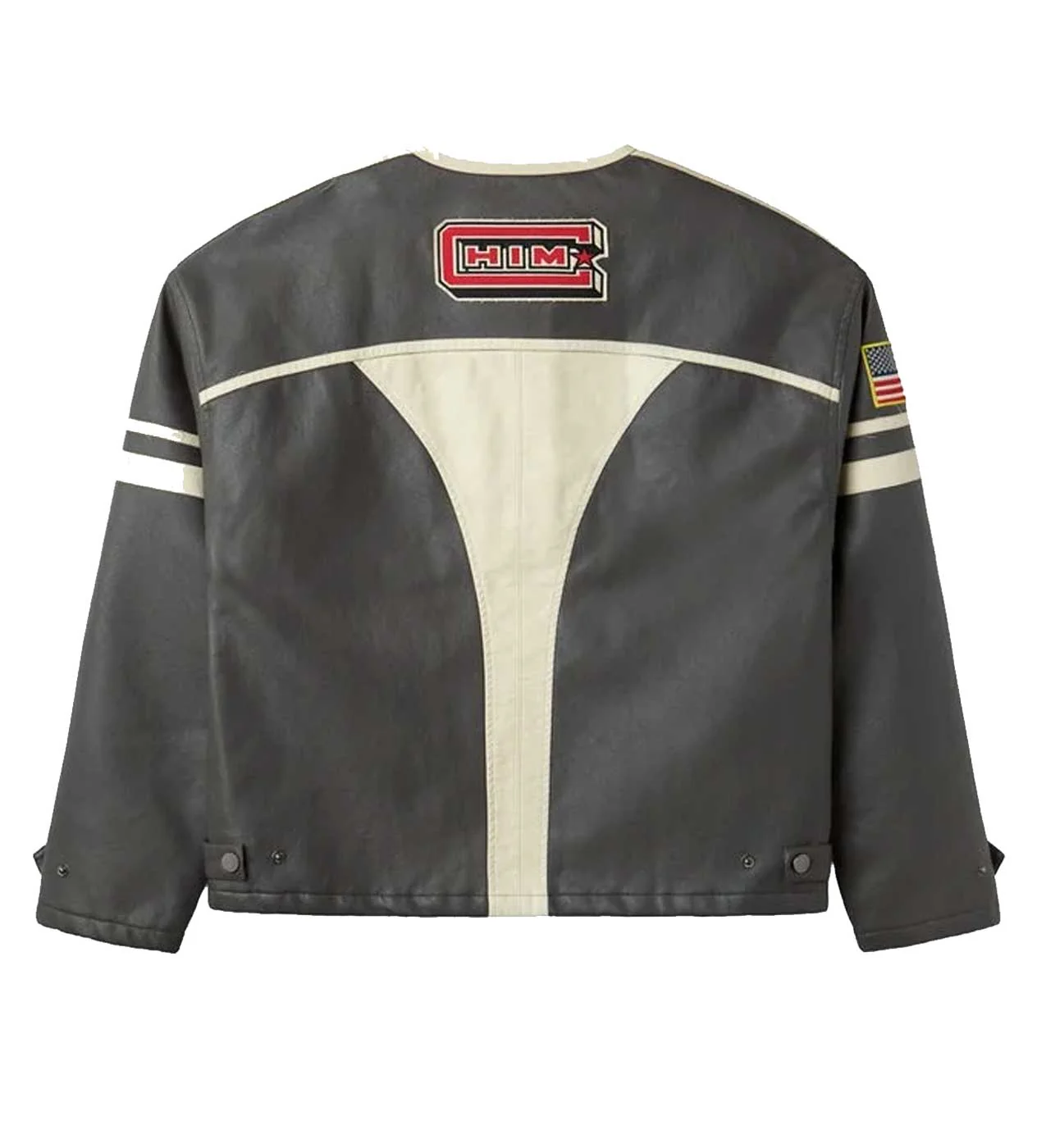 HMDD Leather Moteaux Jacket Black - Image 2