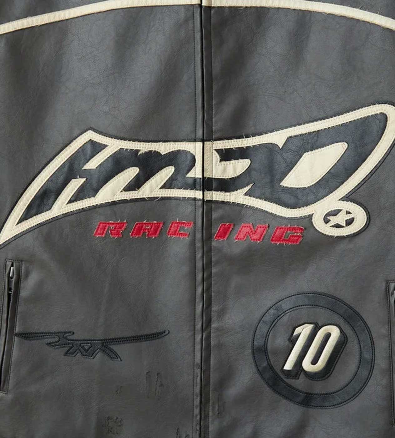 HMDD Leather Moteaux Jacket Black - Image 3