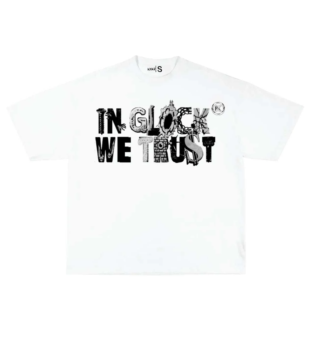 Kixkz Clothing Scrapyard Tee White