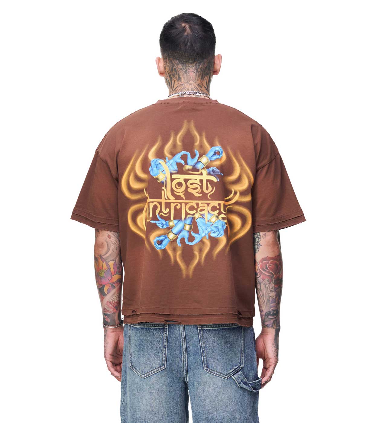 Lost Intricacy Divine Intricacy Tee Brown - Image 4