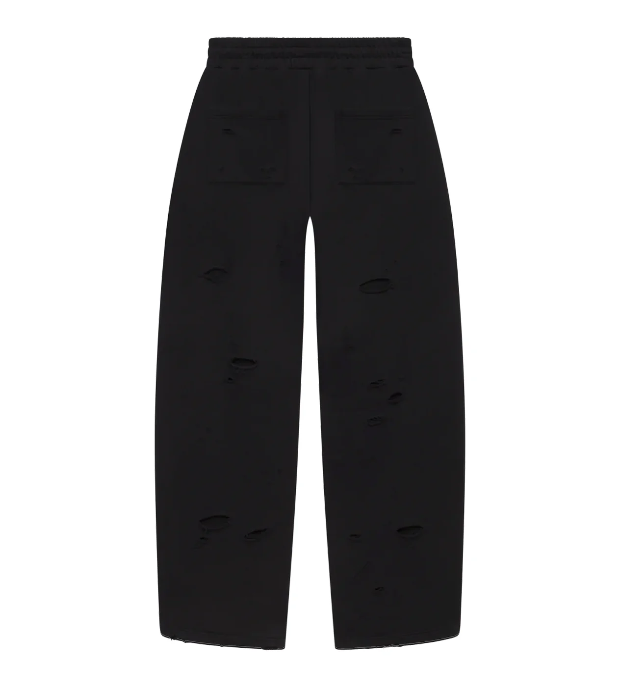 Lost Shdws Distressed Logo Sweatpants Black - Image 2