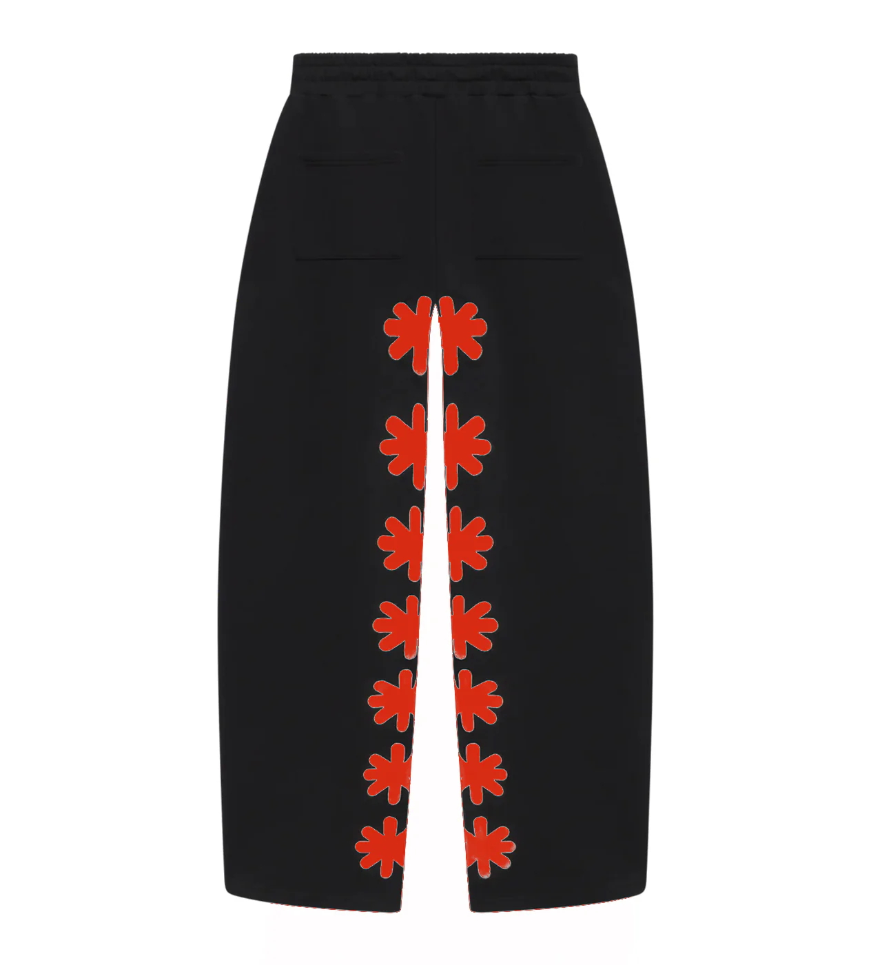 Lost Shdws OG Sun Logo Sweatpants Black/Red - Image 2