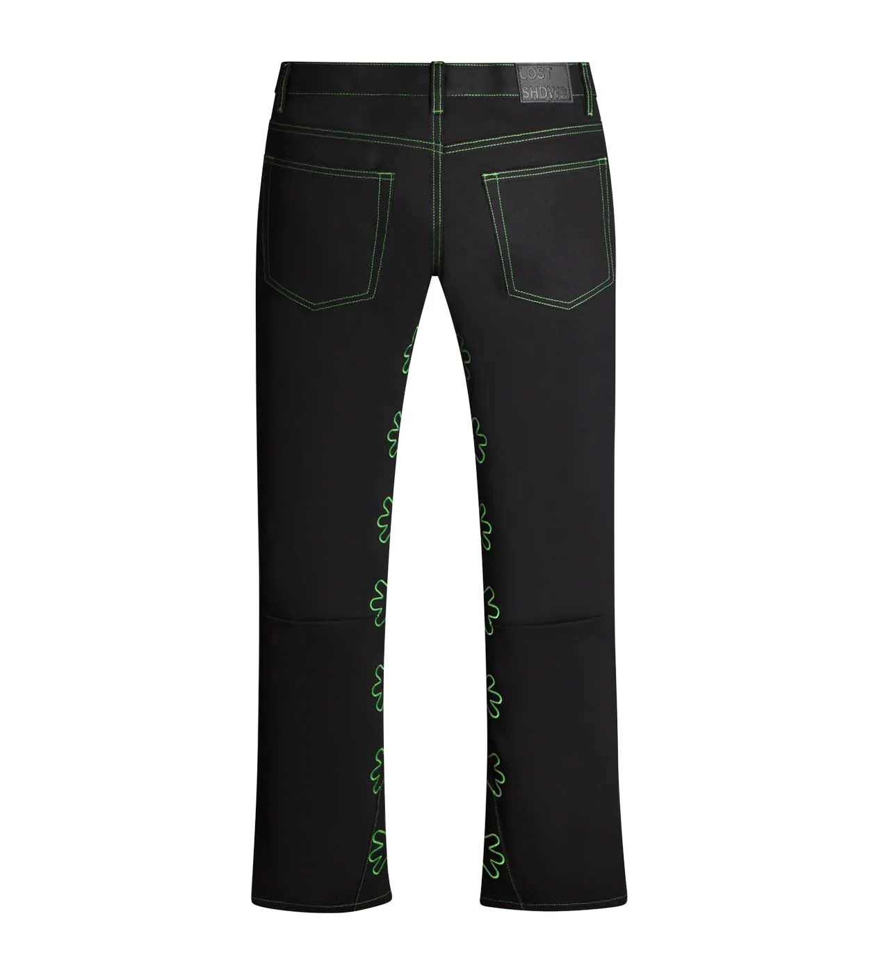 Lost Shdws Outline Denim Pant Black/Green - Image 2