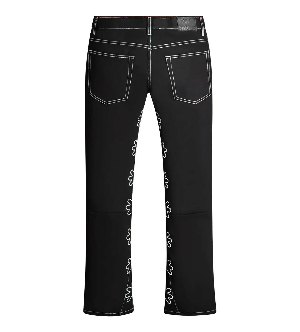 Lost Shdws Outline Denim Pant Black/White - Image 2