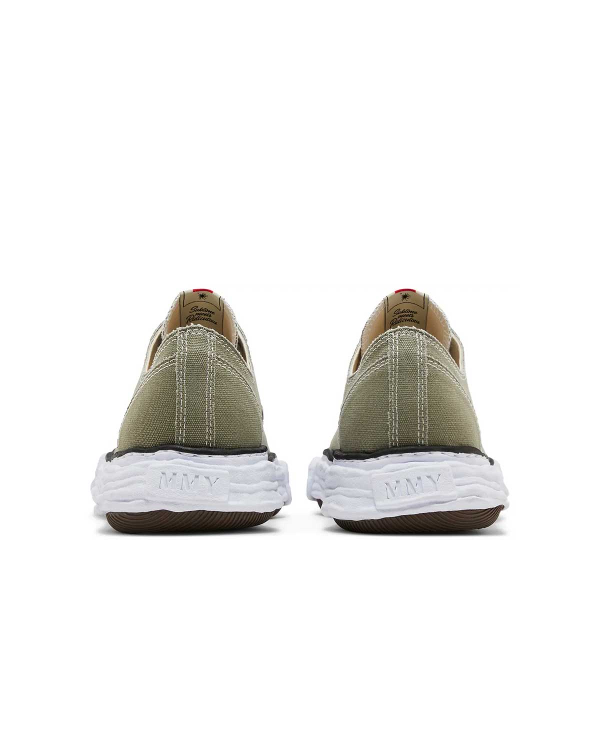 Maison Mihara Yasuhiro Peterson 23 OG Sole Canvas Low Green - Image 4