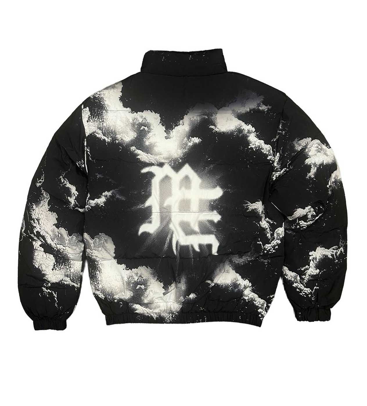 Mixed Emotions Cloud Puffer Jacket Black - Image 2