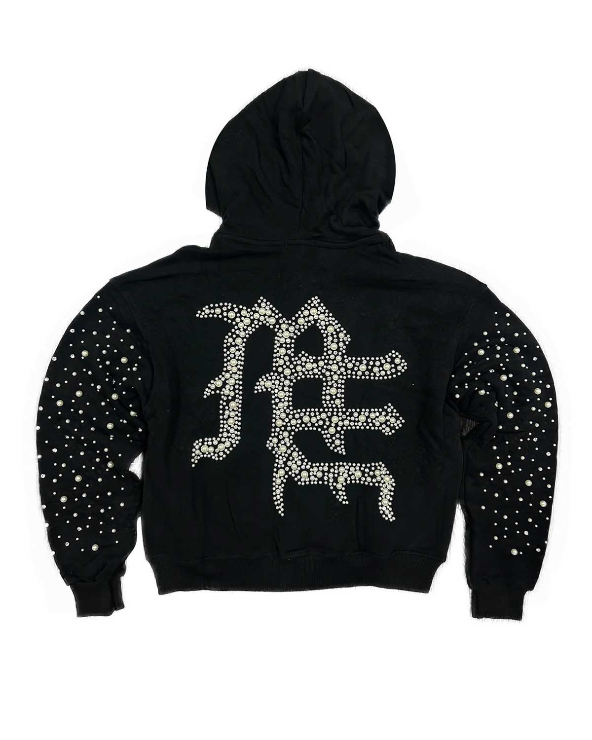 Mixed Emotions Pearl Hoodie Black - Image 2