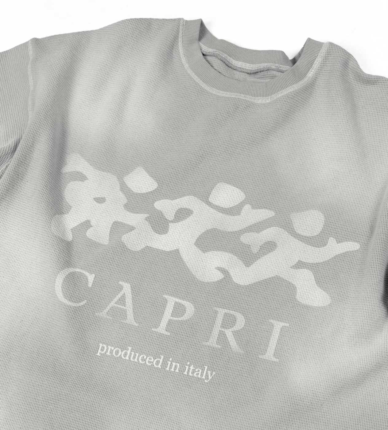 Project Capri Essentials Thermal Tee Grey - Image 3