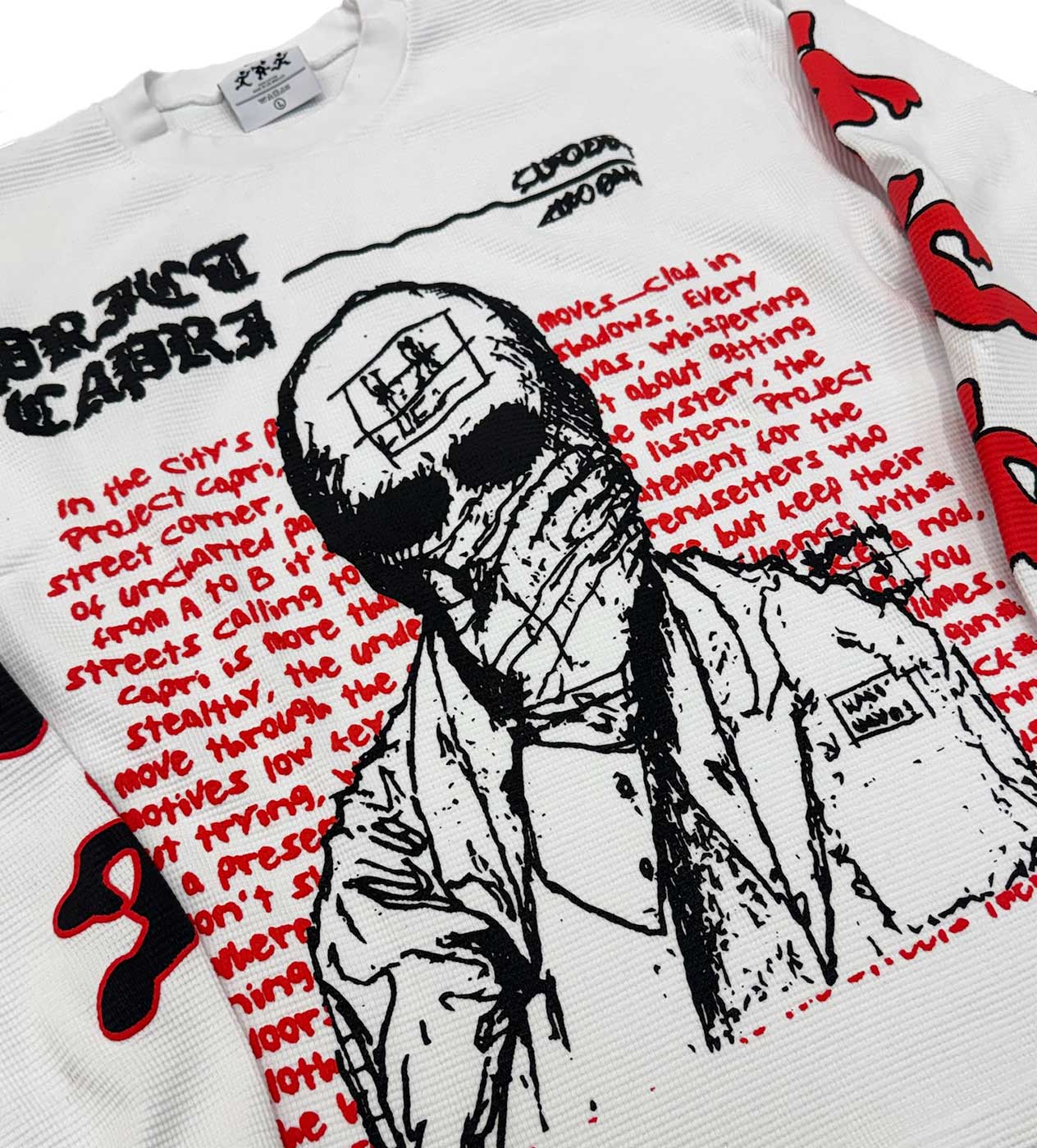 Project Capri Thermal L/S Tee White - Image 2
