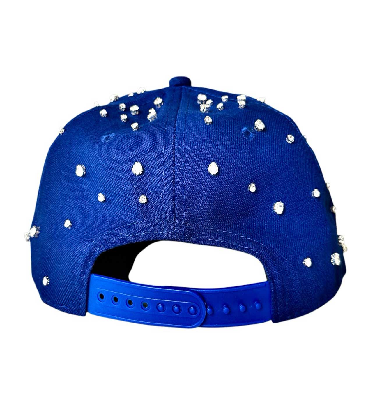 Retrovert Embellished LA Hat Blue - Image 3