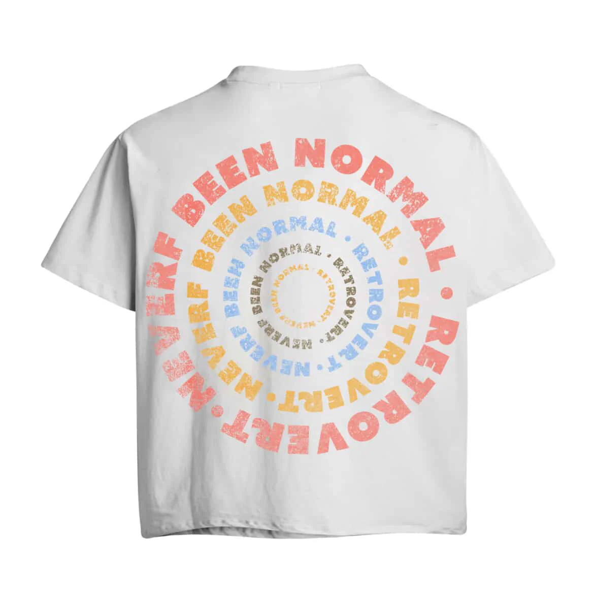 Retrovert Sun Tongue Tee Tan - Image 2
