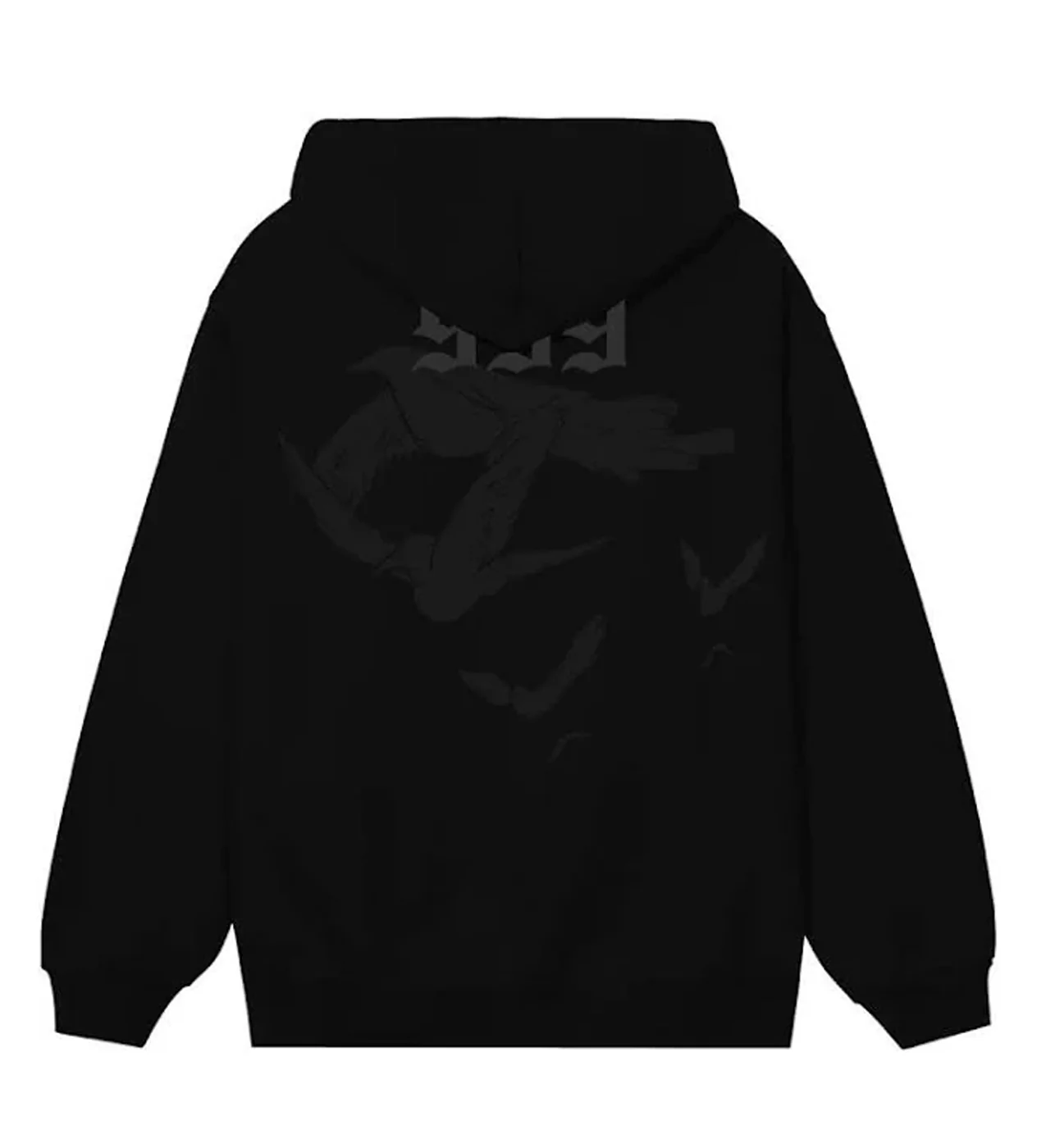 Revenge Dove 999 Hoodie Black/Black - Image 2
