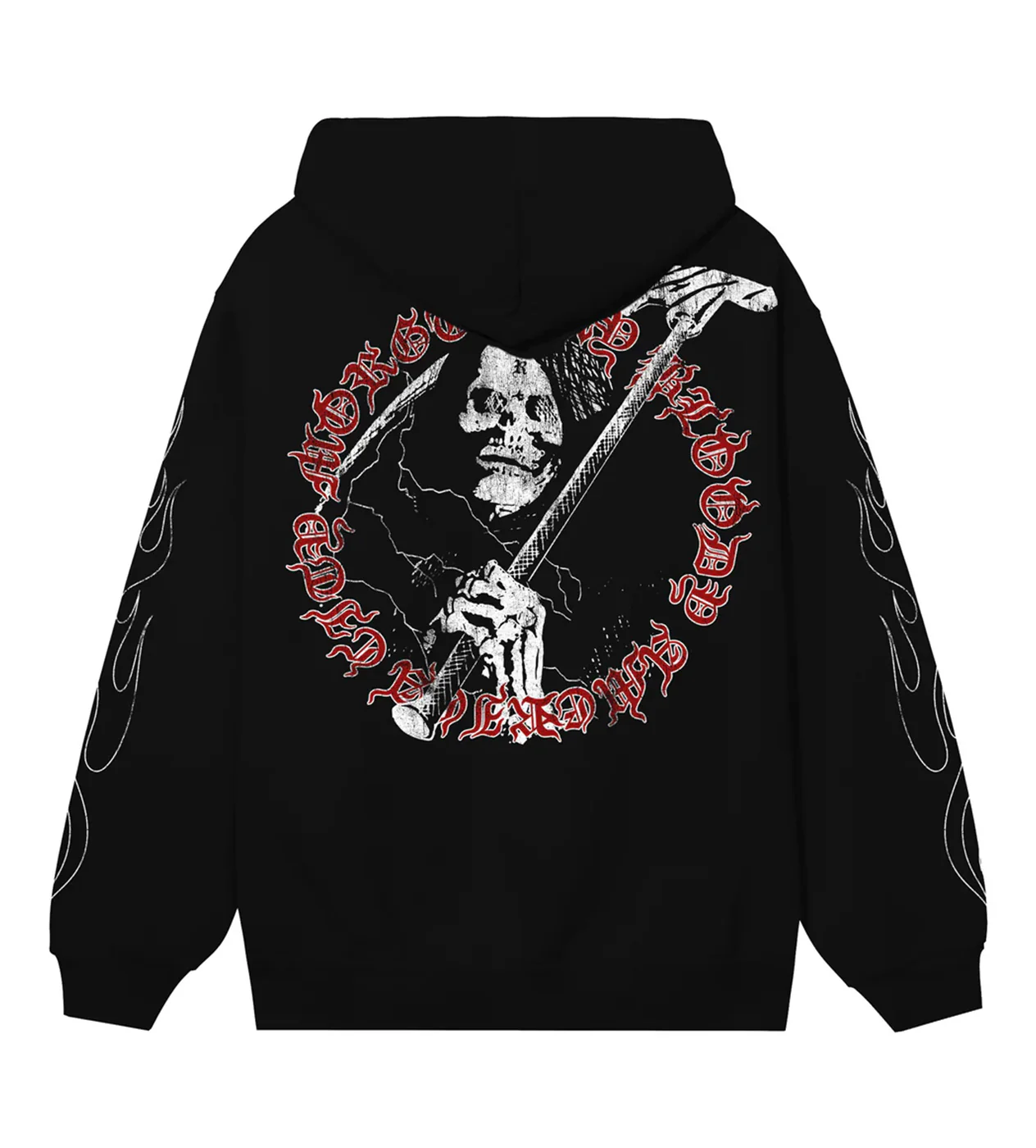 Revenge Grim Reaper Hoodie Black/Red - Image 2