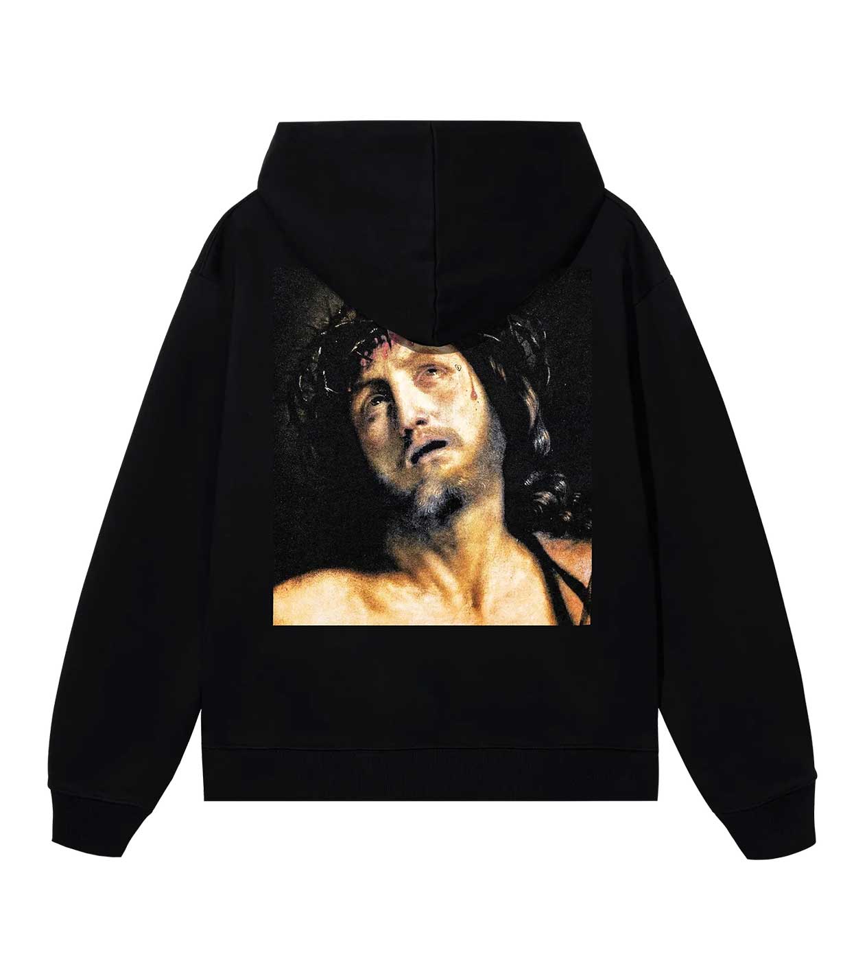 Revenge I Need Jesus Hoodie Black - Image 2