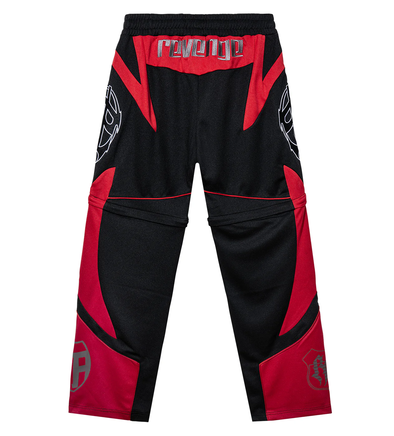 Revenge Racer Patch Convertible Pant Black/Red - Image 2